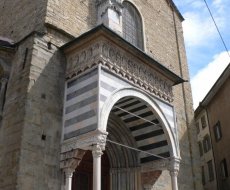 Basilica di Santa Maria Maggiore. La chiesa nella città alta di Bergamo