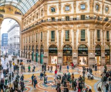 Galleria Vittorio Emanuele II. Galleria di giorno