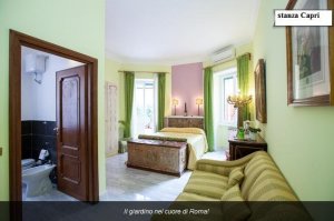 Foto Camera Capri matrimoniale o tripla con bagno privato interno ed accesso diretto giardino!