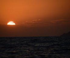 Ponza. Tramonto a Ponza